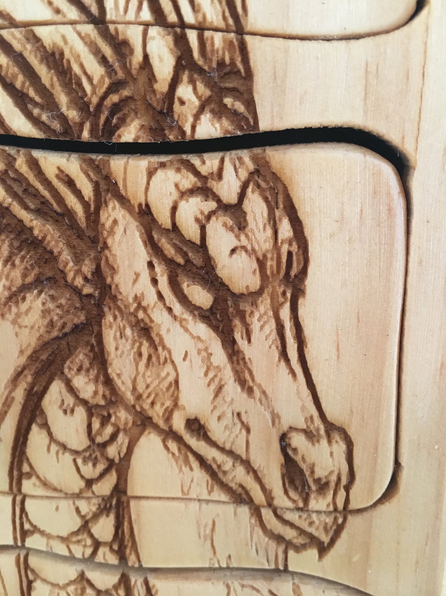 Solid Wood Box W/Drawers - Dragon Head, Jewelry Box, Handcrafted, Custom Box, Personalized Box, Handmade, Home Decor, Engraved, Stash Box