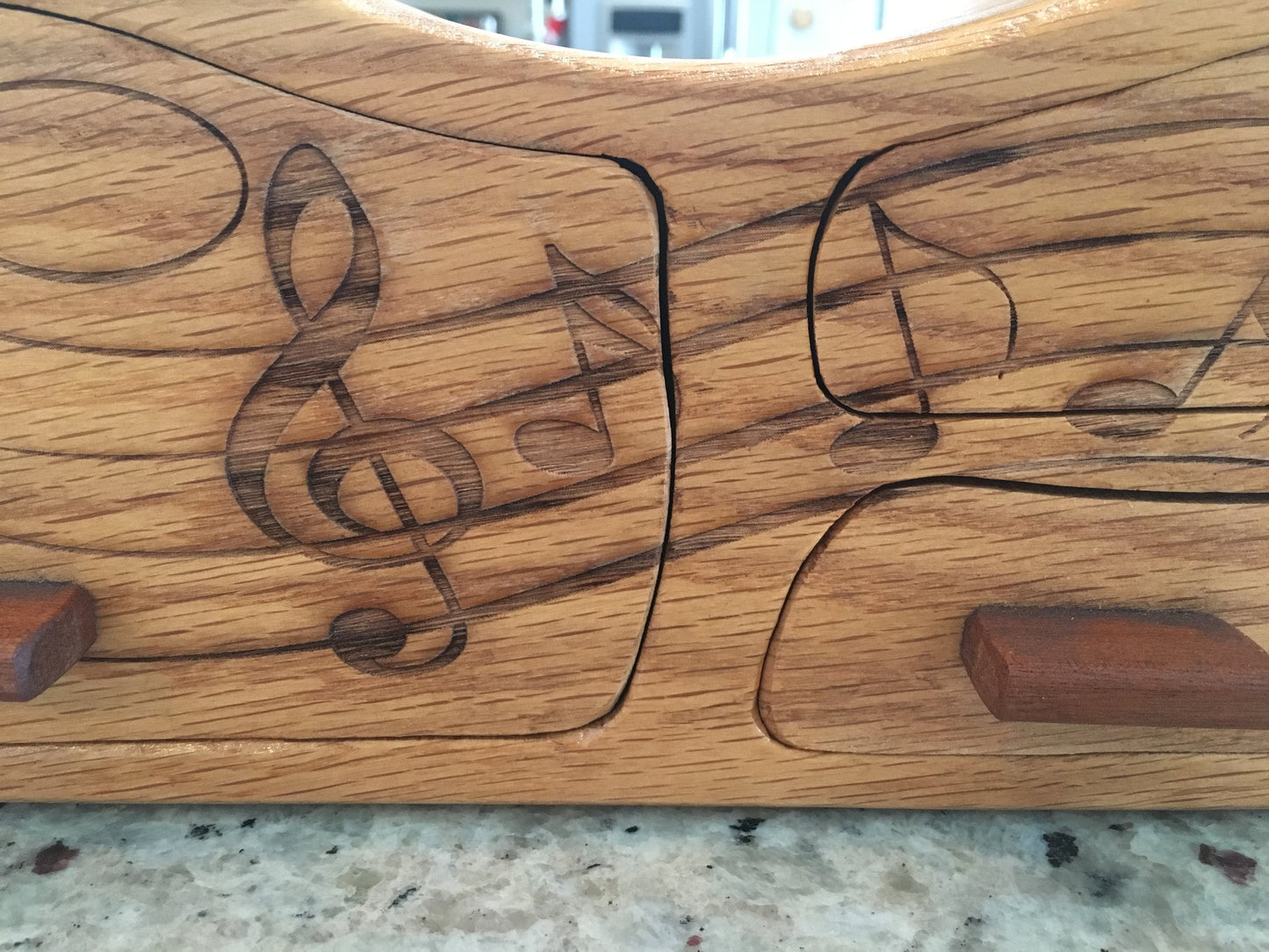 Solid Wood Box W/Drawers - Music Notes, Jewelry Box, Handcrafted, Custom Box, Personalized Box, Handmade, Box, Decor, Engraved, Stash Box