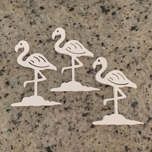 Shutter Embellishments - Flamingo Wall Art Small approx 8X5, Custom, Outdoor Decor, Coastal, Tropical, Ships Free to Mainland USA