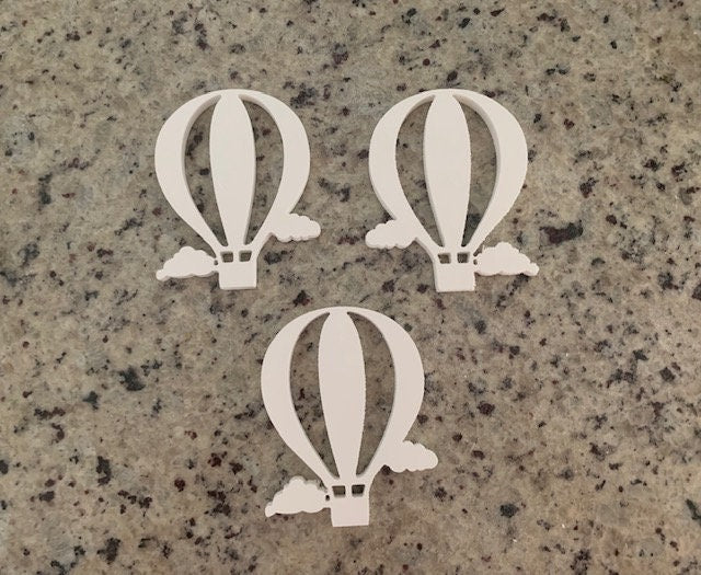 Shutter Embellishments - Hot Air Balloon Wall Art Small approx 8X5, Custom, Outdoor Decor, Tropical, Ships Free to Mainland USA