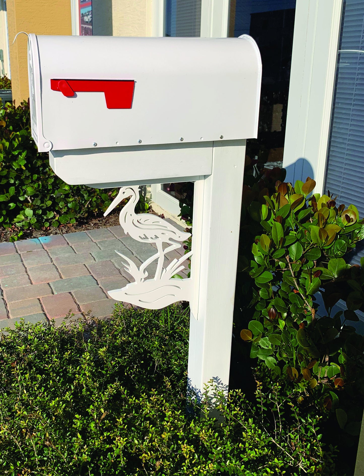 Mailbox Bracket - Heron - Medium 12" x 16"