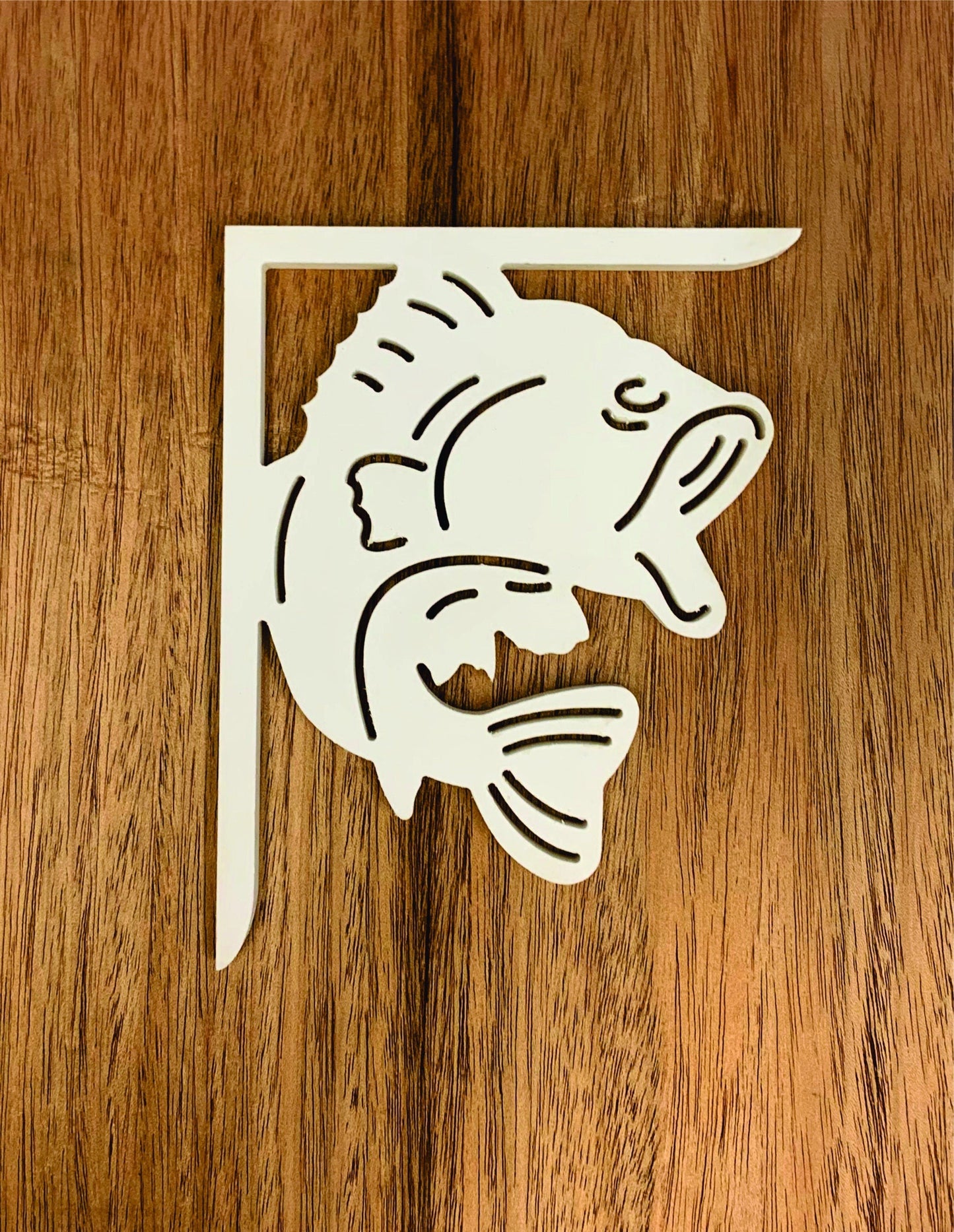 Mailbox Bracket - Largemouth Bass - Small 7" x 9"