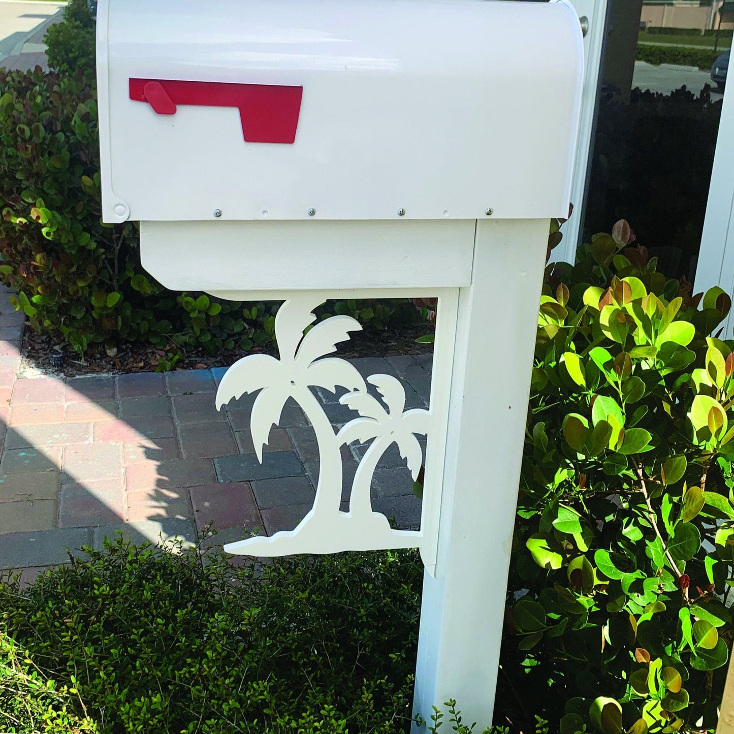 Mailbox Bracket - Palm Tree Double - Medium 12" x 16"