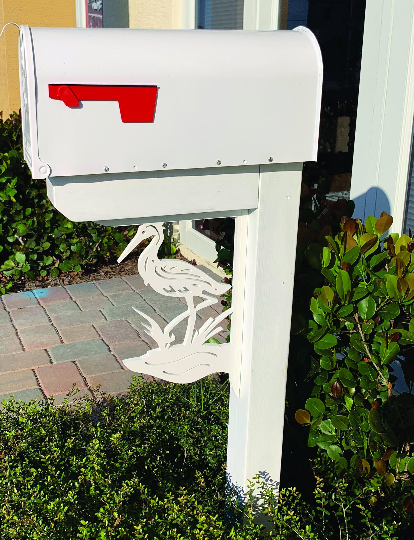 Mailbox Bracket - Heron - Medium 12" x 16"