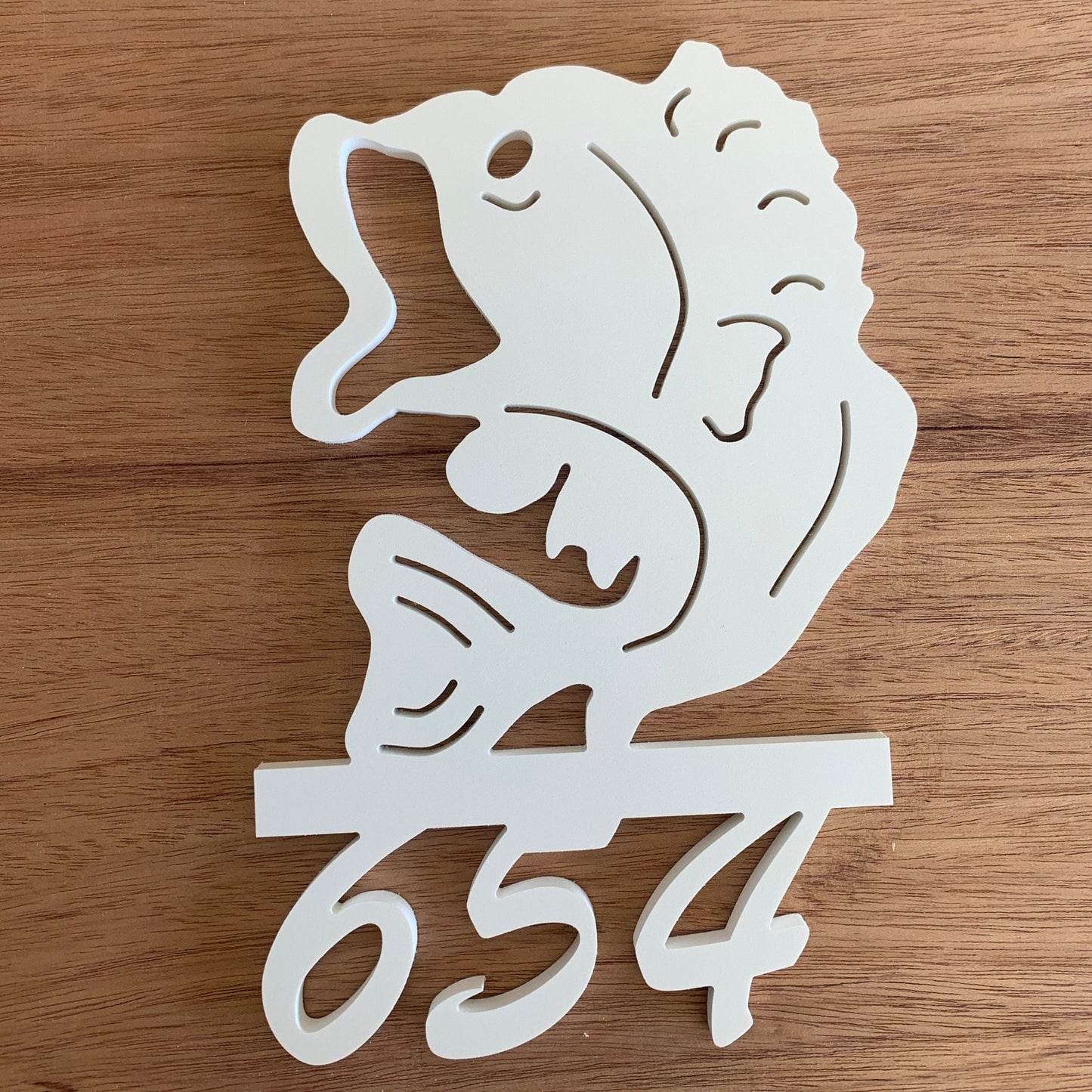 House Number Sign, Largemouth Bass