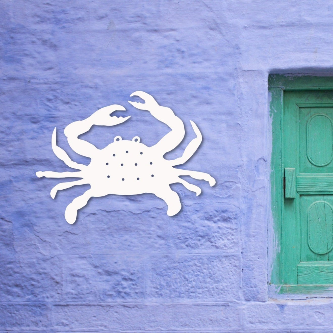 Wall Art, Crab, Tropical, Outdoor Decor, Housewarming Gift, Nautical, Coastal, Custom, PVC Wall Art, Long Lasting