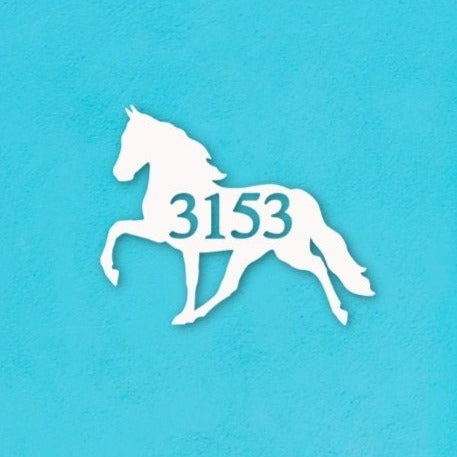 House Number Plaque - Horse