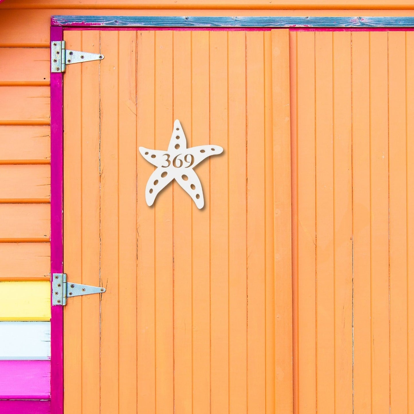 House Number Plaque - Starfish