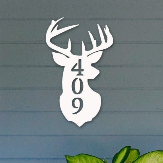 House Number Plaque - Deer