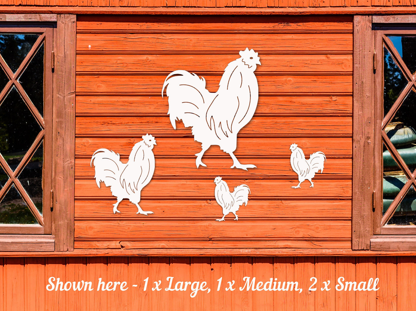Wall Art, Rooster, Tropical, Outdoor Decor, Housewarming Gift, Custom, Coastal, Nautical, PVC Wall Art, Long Lasting