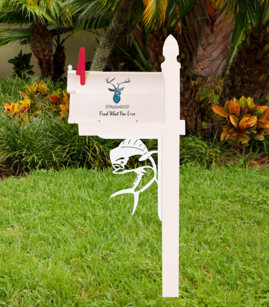 Mailbox Bracket - Mahi - Medium 12" x 16"