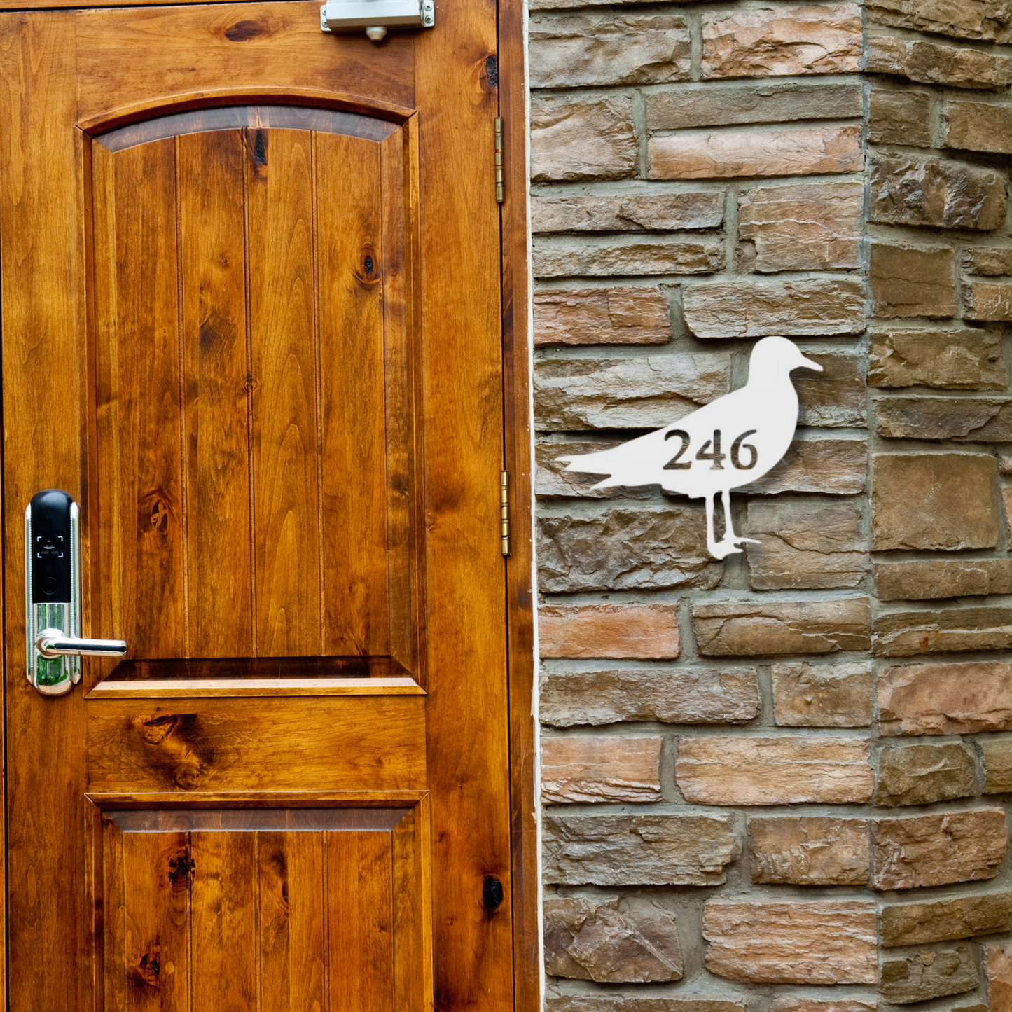 House Number Plaque - Seagull