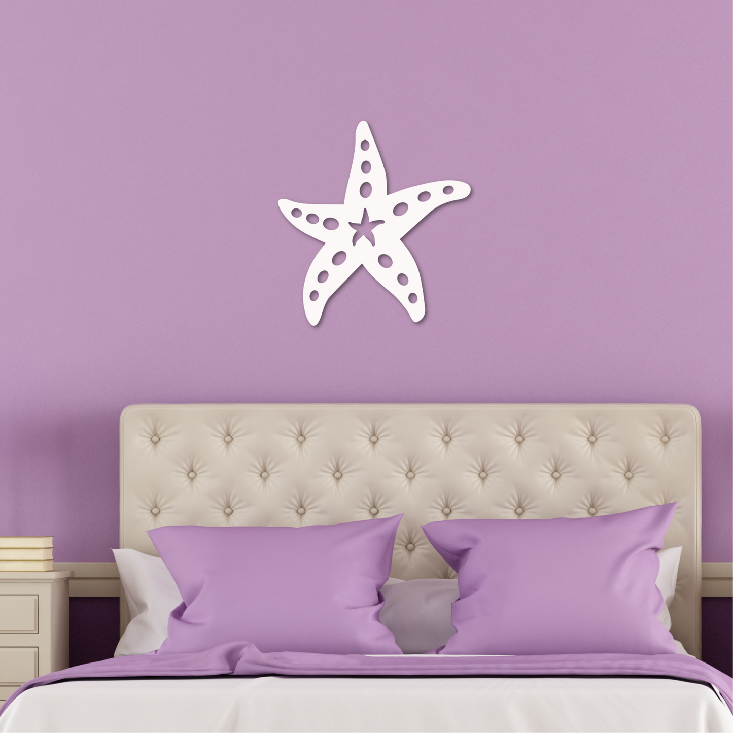 Wall Art, Starfish, Tropical, Outdoor Decor, Housewarming Gift, Nautical, Coastal, Custom, PVC Wall Art, Long Lasting