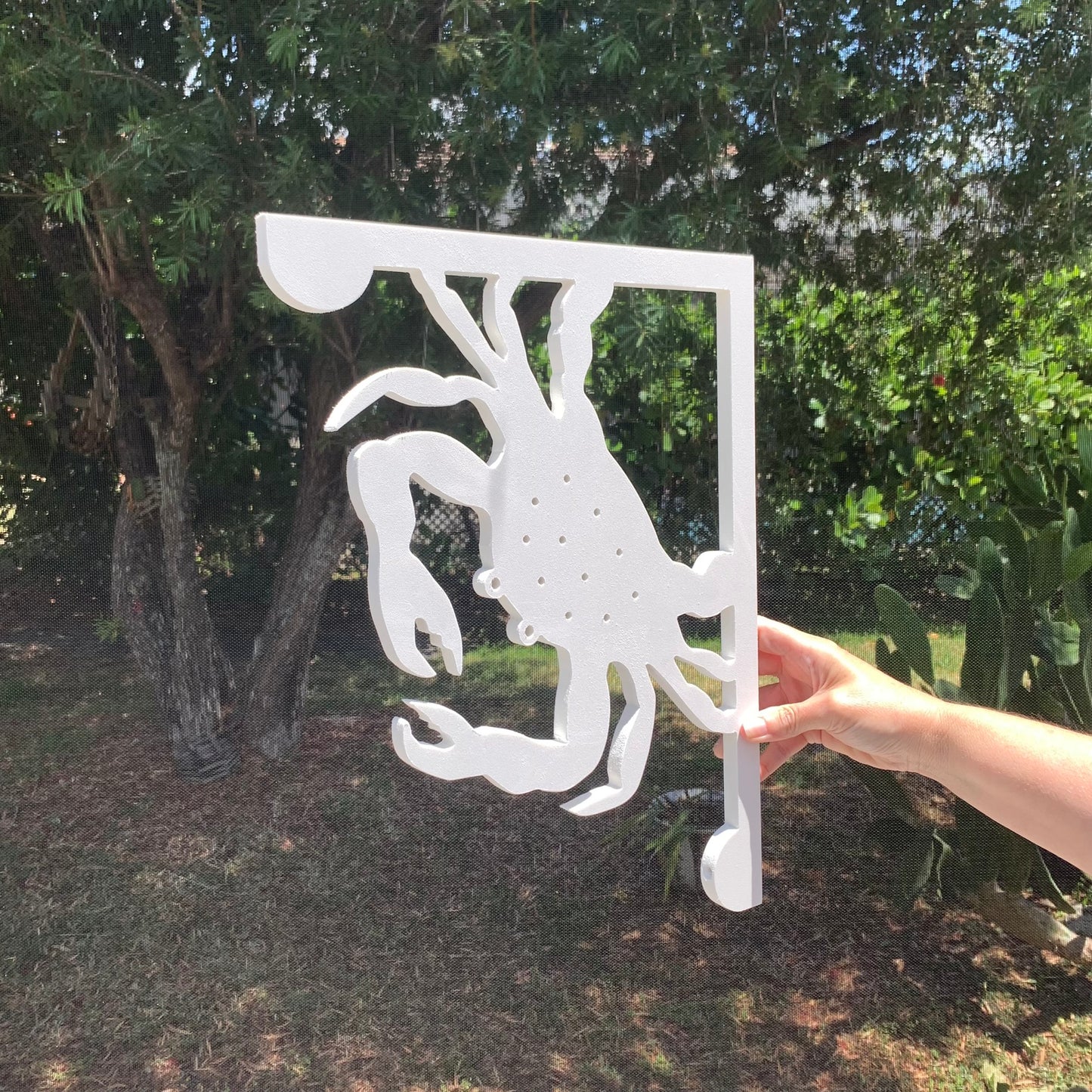 Mailbox Bracket - Crab - Medium 12" x 16"