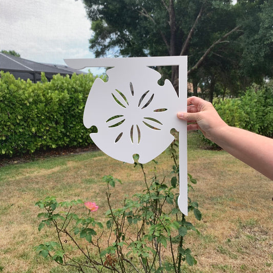 Mailbox Bracket - Sand Dollar - Medium 12" x 16"