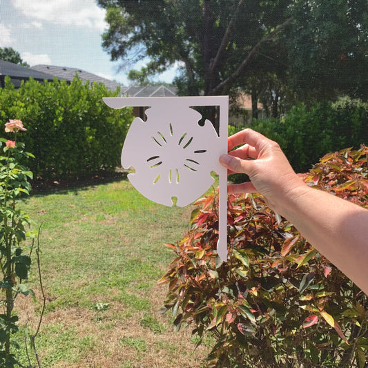 Mailbox Bracket - Sand Dollar - Small 7" x 9"