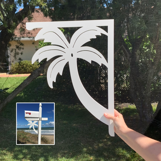 Mailbox Bracket - Palm Tree - Large 16" x21"