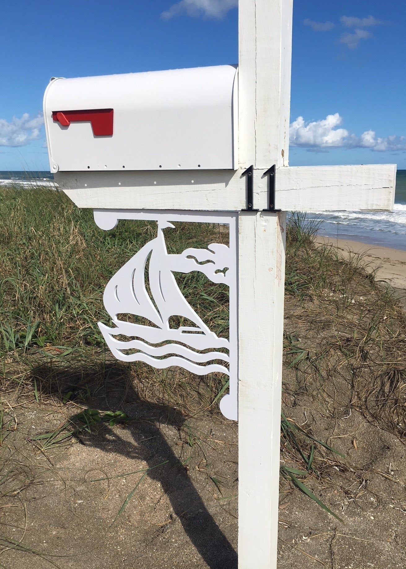 Mailbox Bracket - Sailbaot - Large 16" x21"