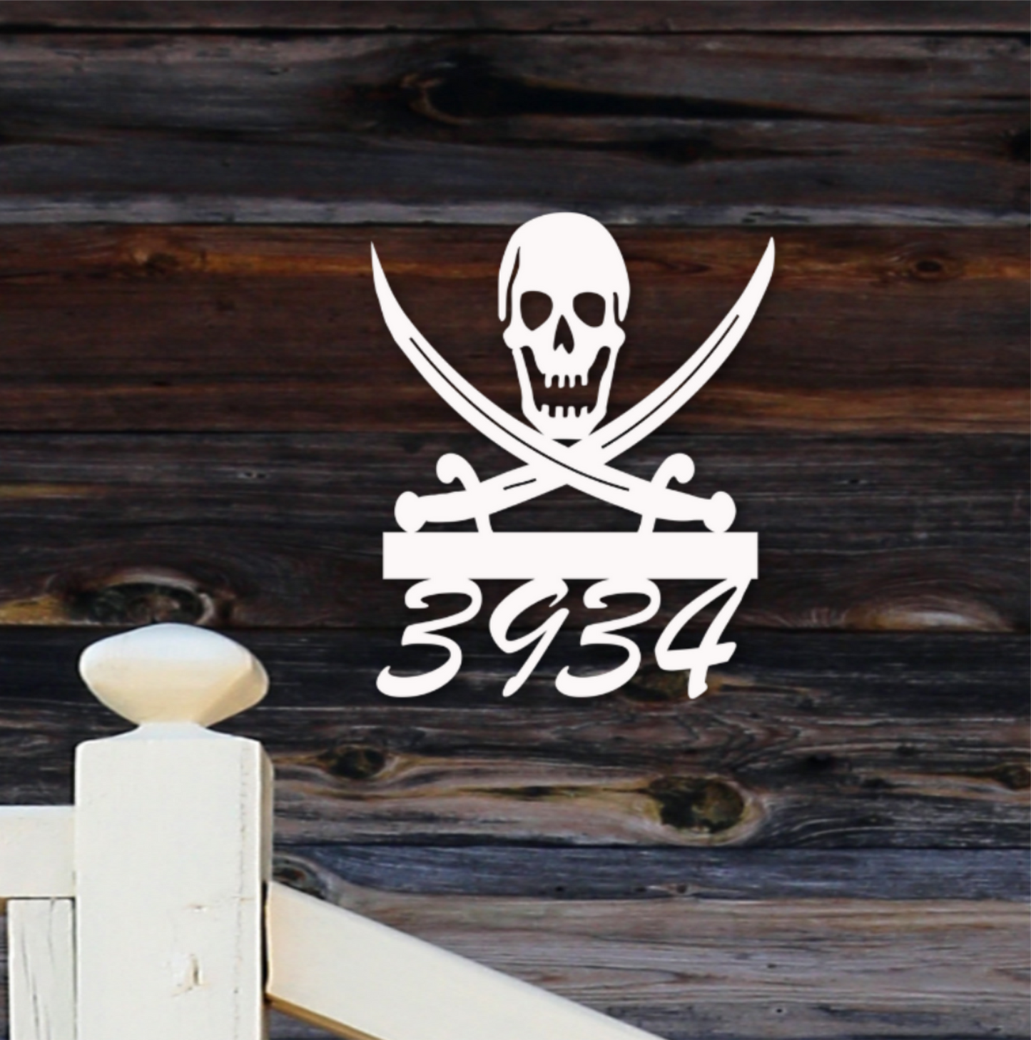 House Number Sign, Pirate